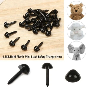 Mini Plastic Safety Triangle Noses 4.5X5.5MM Stuffed Doll Eyes Plush Doll Eyes - Picture 1 of 12