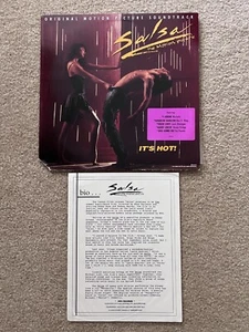 Salsa (1988) Original Motion Picture Soundtrack Vinyl W/ Promo Bio Letter - Imagen 1 de 3
