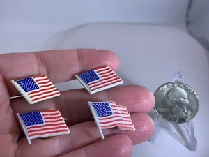 USA Flag Fourth of July Lot Vintage Plastic Tack Pin T-691 - Picture 1 of 1
