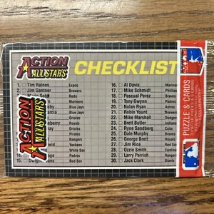 1985 DONRUSS ACTION ALL STARS -UNOPENED CELLO PACK Checklist ON TOP Quisenberry - Picture 1 of 2