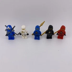 Lot Of 5 Lego Ninjago Minifigures - Zane njo018, Njo047, Njo007, Njo006, Njo004 - Picture 1 of 17