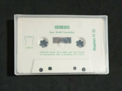 GENESIS (NEW WORLD TRANSLATION) Chapters 17-23 & 24-27 Cassette Tape Album 1983 - Image 1 of 4