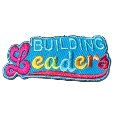 NEW S-2565 Building Leaders Patch – 2" Colorful Embroidered Badge Hippie Style - Image 1 of 2