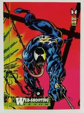 Web-Shooting Venom Marvel Amazing Spider-Man 1994 Fleer Base card #11 Mint.