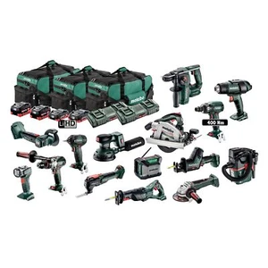 Metabo AU69000230 18V 5.5Ah LiHD Lithium-Ion Mega Brushless 15 Piece Combo Kit - Picture 1 of 20