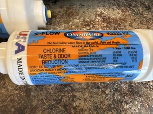 Omnipure K2333-KK Carbon filter for Chlorine and Taste 6"x 2" for 3/8" QC 1-PACK - Picture 1 of 2