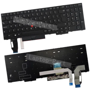 UK Non-backlit W/Pointer Keyboard for Lenovo Thinkpad L590 (Type 20Q7 20Q8) - Afbeelding 1 van 2