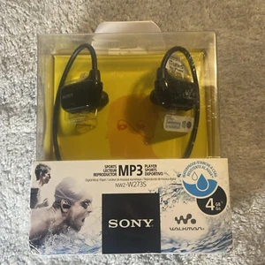 Sony Walkman NWZ-W273S Black (4GB) Digital MP3 Headphones Earphones (Sealed) - Picture 1 of 7