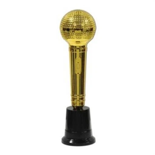 Microphone Award Trophy Red Carpet Awards VIP Party Decorations - Image 1 of 1