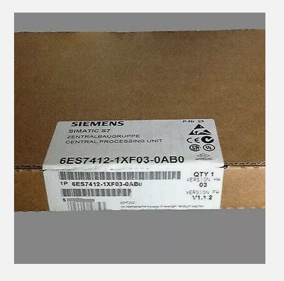 6ES7412-1XF03-0AB0 NEW SIEMENS SIMATIC S7-400, CPU 412-1 6ES7412-1XF03-0AB0 - Image 1 of 1