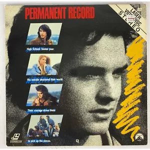 Permanent Record (1988) LV 32039 Laserdisc Keanu Reeves - Imagen 1 de 2