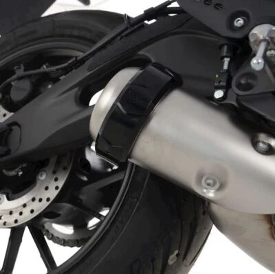 Protector de escape R&G (4,5"" - 5,5") negro (cubierta de lata) Ducati Monster 797 2017-18 Foto 1 de 3