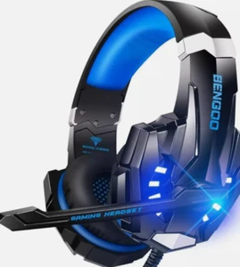 G9000 Stereo Gaming Headset for PS4 PC Xbox One PS5 Controller, Noise Cancelling - Picture 1 of 4