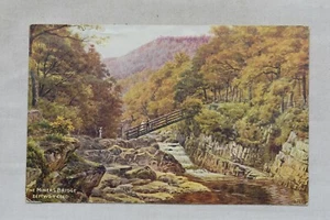 Vintage Postcard Miners Bridge Bettws-Y-Coed AR Quinton Posted J Salmon #1078 - Picture 1 of 2
