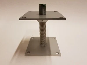 M24 Pfostenträger Pfostenanker Universal in verschieden Höhen in Edelstahl Neu - Bild 1 von 4