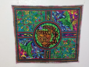 Shipibo aya visions  embroidery  cloth 399 - Picture 1 of 2