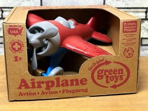The Original Green Toys Airplane Eco Toy USA Red, Free Daily QuikShip - Picture 1 of 6