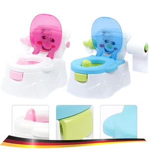 Töpfchen WC Klo Blau/Rosa Kinder Toilettentrainer Baby WC Lerntöpfchen - Bild 1 von 32
