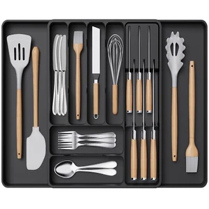 Lifewit Silverware Organizer for Kitchen Drawer, Expandable Utensil Tray - Picture 1 of 14