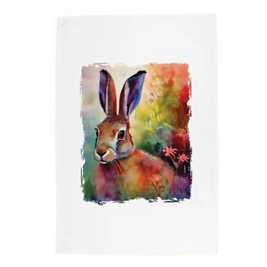 Lebendiges Hase Geschirrtuch - Küchentuch/Trockentuch Geschenke für Tierliebhaber - Bild 1 von 3