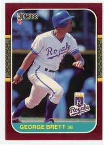 1987 DONRUSS "OPENING DAY" #206 - GEORGE BRETT - KC ROYALS - FREE SHIPPING 
