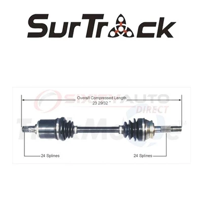 SurTrack CV Axle Shaft for 1982-1986 Nissan Sentra 1.5L 1.6L L4 - Constant zt Foto 1 de 4