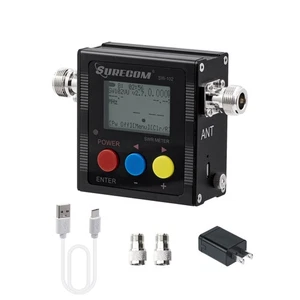 Mcbazel Surecom SW-102 Digital VHF/UHF 125-525Mhz Antenna Power & SWR Meter - Picture 1 of 7