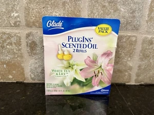 New Glade Plug-ins Scented Oil Refill - White Tea & Lily- New Old Stock 2007 - Picture 1 of 4