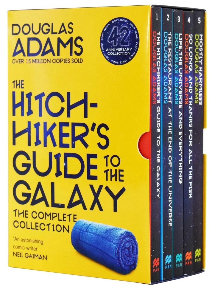 The Hitchhiker's Guide to the Galaxy: Complete Books 1-5 Box Set -  Fiction - PB - Image 1 of 4