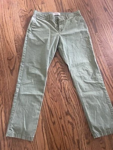 Penguin Pants Mens 32x30 Green Chino Dress Casual Comfort Outdoors Stylish - Picture 1 of 5