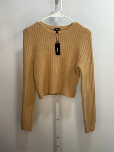 Suéter Express Para Mujer Cuello Redondo Recortado Tostado Necana, Talla - Imagen 1 de 8