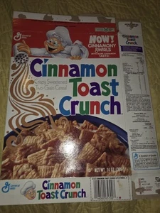 Vintage Advertising Cereal Box Cinnamon Toast Crunch 1993 - Picture 1 of 3