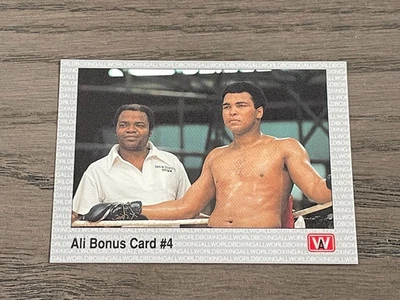 1991 All World Boxing Muhammad Ali Bonus Card #4  #44 - Image 1 of 2