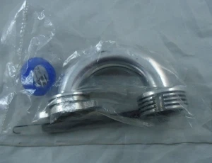 Polished Silver 1/8th Scale Nitro Engine Manifold w/Gasket & Springs - Picture 1 of 1