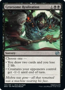 x1 Gruesome Realization BRO MTG 103/287 UNCOMMON M/NM 1x - Picture 1 of 1