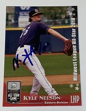 Kyle Nelson SIGNED 2018 Lake County Captains All Star Card Diamondbacks RC Auto
