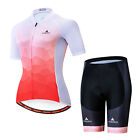 Women's Cycling Clothing Kit Sportswear Women's Bike Jersey Shorts Set