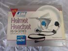 J & M Open Face Headsets (2) Hs-134 Open Face, New In Box, 5-Pin Plug In.