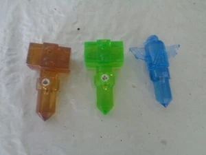 (3) Skylanders Trap Team Crystals - Water Tiki - Earth Hammer - Life Hammer - Picture 1 of 1