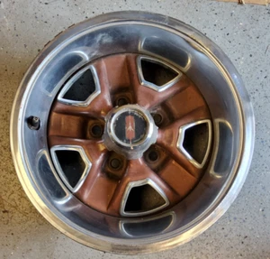 Oldsmobile Olds Cutlass 442 14" 14x6 Steel Rally Wheel Rim SS II w/ Trim OEM 1 - Picture 1 of 8