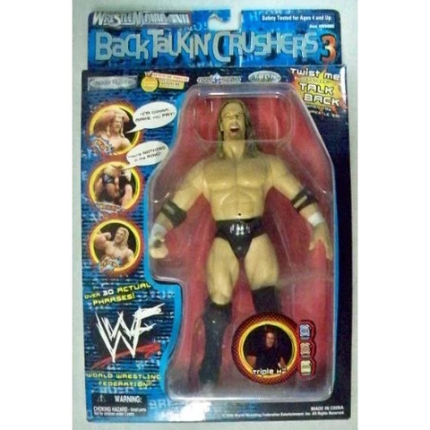 Chris Jericho WWF Wrestlemania XVII Back Talkin Crushers 3 action figure NIB NIP Cover