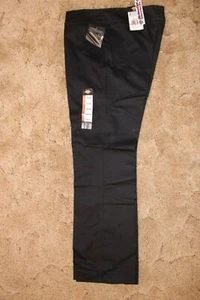 Dickies Girl's Wide Band Stretch Fabric Classic Fit Sz 13RG Black Pants 34 x 32 - Picture 1 of 8