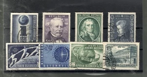 Austria SC #1952-56 SC #611 Commens SC #609 Mozart Used stamps - Picture 1 of 2