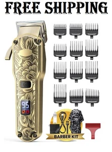 Jack & Rose Cordless Hair Clippers Mens Hair Clippers, Wireless Clippers for Men - Picture 1 of 7