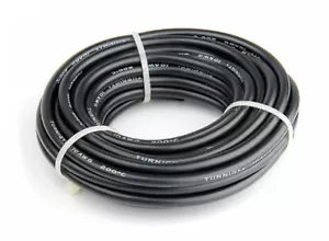 8M TURNIGY HIGH QUALITY HIGH STRAND COUNT 10AWG SILICONE WIRE BLACK 10 GAUGE - Picture 1 of 1