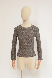 Missoni Vintage Damen Grau Viskose Strickpullover Pullover Gr.42 Made in Italy - Bild 1 von 13