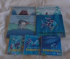 Set of 7 Marcus Pfister board books: Rainbow Fish+ - Picture 1 of 1
