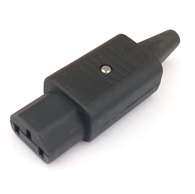 IEC C13 Gold plated Rewire-able Connector Schurter 10A for mains power cables - Image 1 of 3