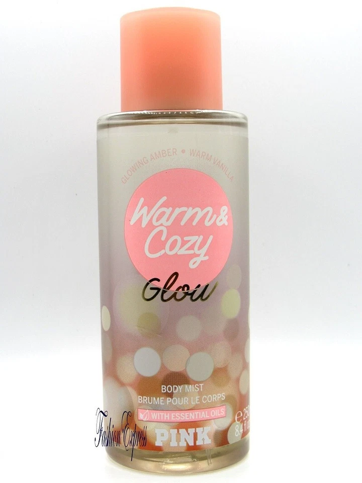 VICTORIA'S SECRET PINK WARM & COZY GLOW BODY MIST SPRAY 8.4 FL OZ - Image 1 of 1