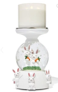 Bath And Body Works GLOBO DE AGUA PEDESTAL DE PASCUA ILUMINADO 3 MECHAS CANDELABRO  - Imagen 1 de 3